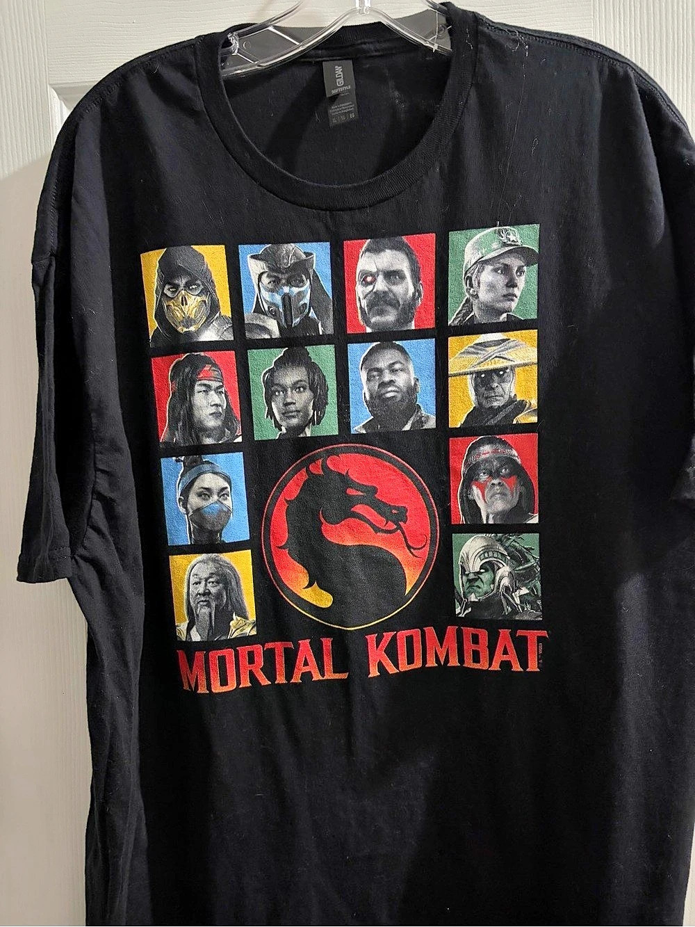 Gildan Softstyle Mortal Kombat Character Grid T-Shirt Mortal Kombat Graphic Tee